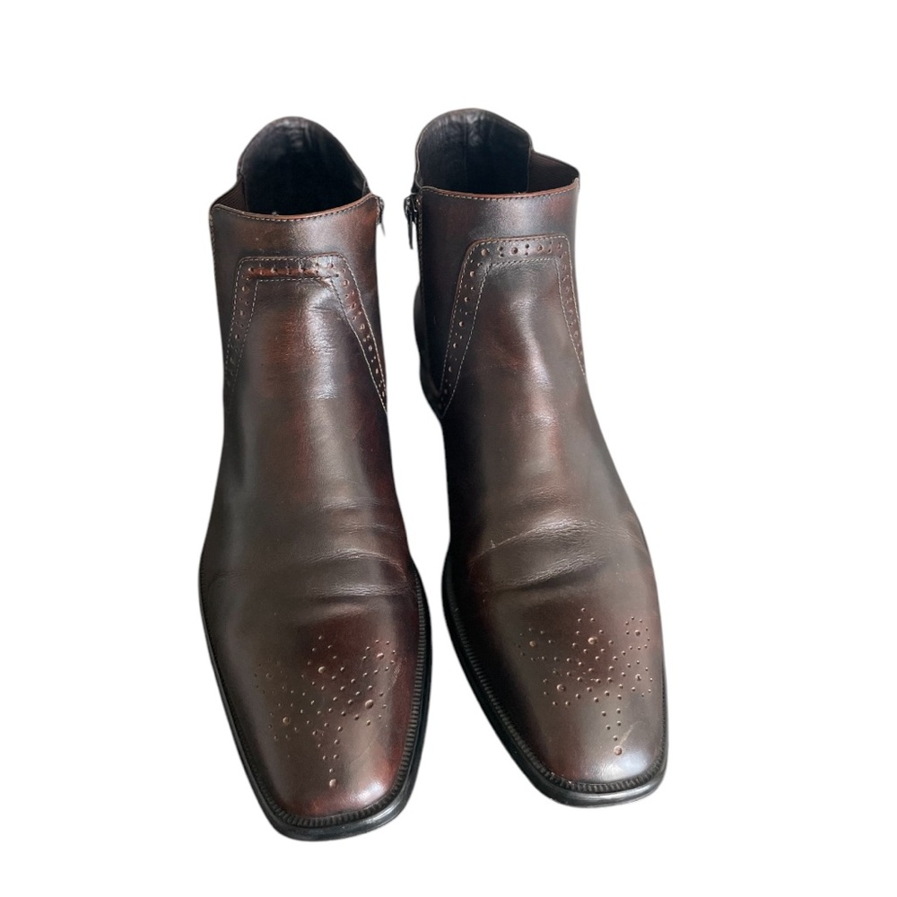 Johnston & Murphy Men’s Leather Zippered Detail Boot Size 11